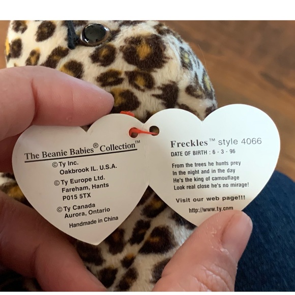 Retired TY 1996 Rare Beanie Babies “Freckles”. - Picture 5 of 5